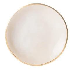 Heirol x Nosse Edge plate Ø19 cm, Gold WhiteGold-coloured Discount