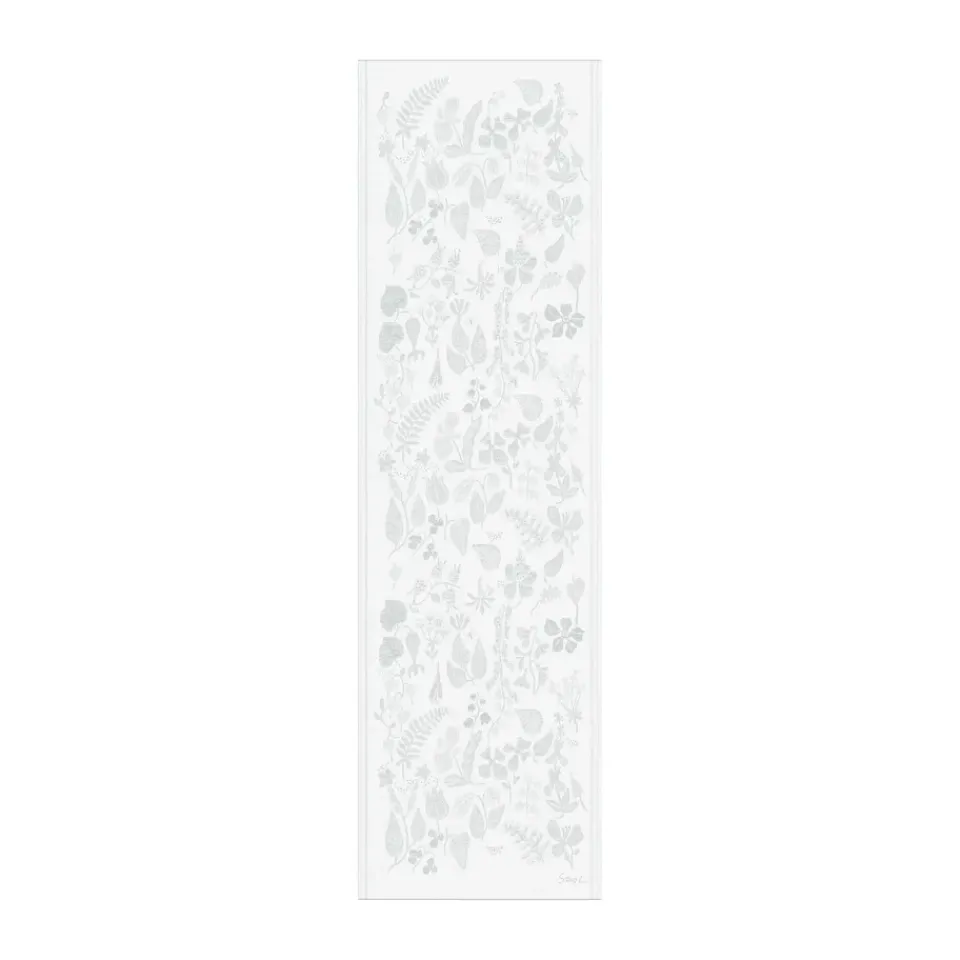 Ekelund Linneväveri Herbarium runner 35x120 cm, Grey Hot