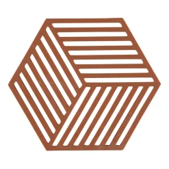 Zone Denmark Hexagon trivet, Terracotta Brown New