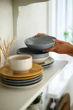 Höganäs Keramik Daga deep plate Ø19 cm, Sand Beige