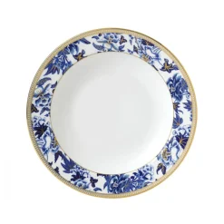 Wedgwood Hibiscus deep plate Ø 23 cm, floral BlueWhite Online