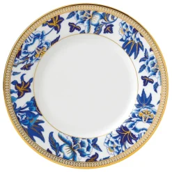 Wedgwood Hibiscus plate Ø15 cm, floral BlueGold-coloured Discount