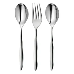 Robert Welch Hidcote Bright serving cutlery 3 pieces, Stainless steel Silver-coloured