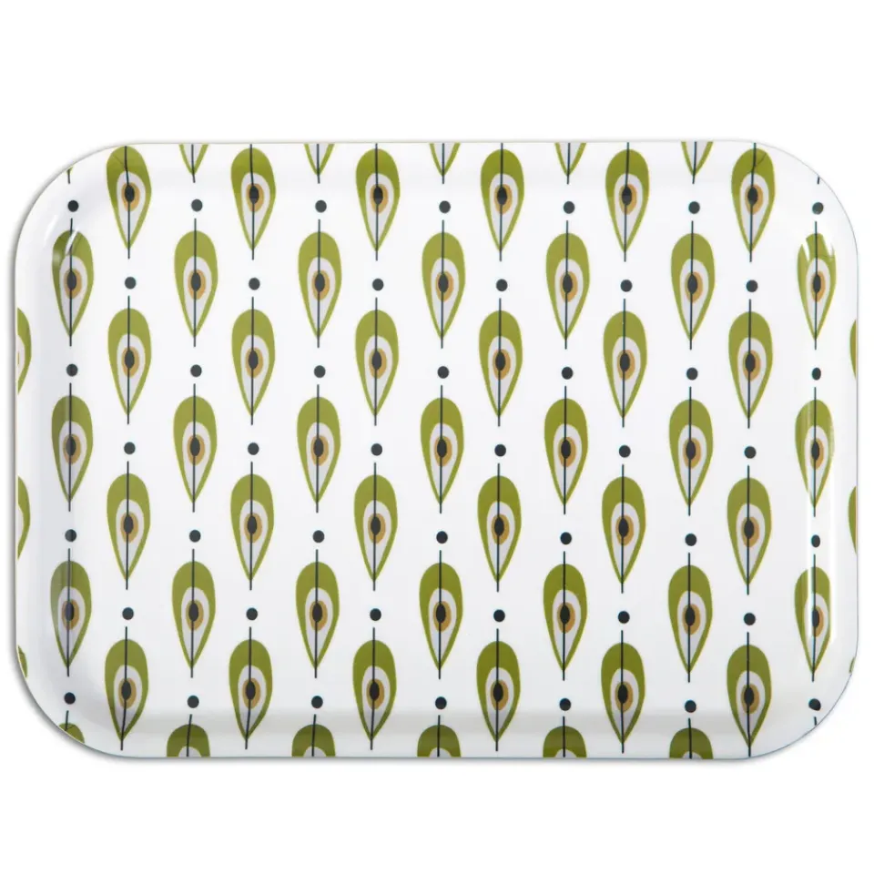 Opto Design High Pears tray olive , 36x28 cm Green Best