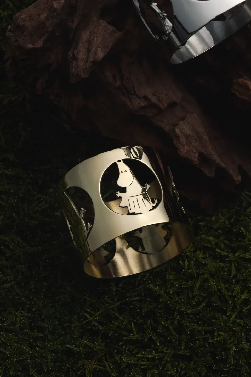 Hilke Collection Hilke X Moomin napkin rings Moominmamma 2-pack, Brass Gold-coloured Hot
