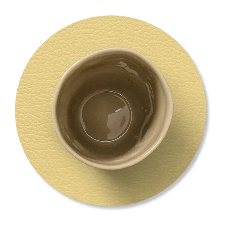 LIND DNA Hippo coaster circle, gold Gold-coloured Discount