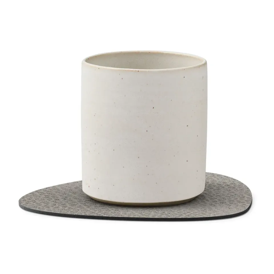 LIND DNA Hippo coaster curve, anthracite Grey Clearance