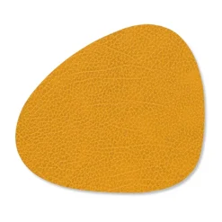LIND DNA Hippo coaster curve, curry YellowOrange Online