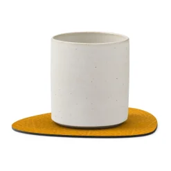 LIND DNA Hippo coaster curve, curry YellowOrange Online