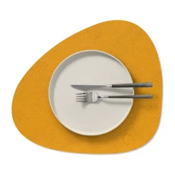 LIND DNA Hippo placemat curve M, Curry Yellow New