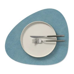 LIND DNA Hippo placemat curve M, Light Blue Sale
