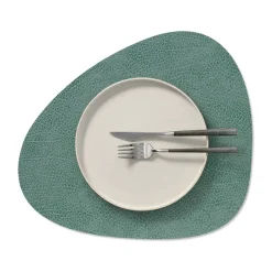 LIND DNA Hippo placemat curve M, Pastel Green New