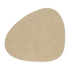 LIND DNA Hippo placemat curve M, Sand Beige Discount