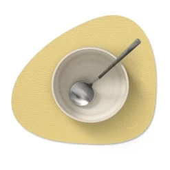 LIND DNA Hippo placemat curve S, gold Gold-coloured Best