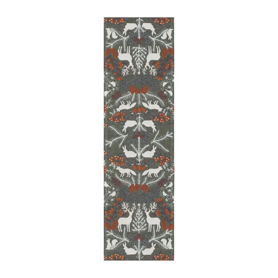 Ekelund Linneväveri Hjortnäs table runner 35x120 cm, Grey Best