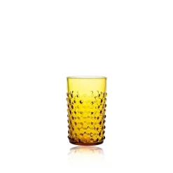 Anna Von Lipa Hobnail glass 20 cl, Amber Brown Clearance
