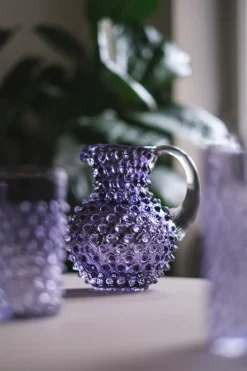Anna Von Lipa Hobnail milk jug 0.5 L, Indigo Purple Clearance
