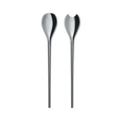 Alessi Human Collection salad servers, Stainless steel Grey Sale
