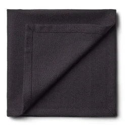 Humdakin fabric napkin 40x40 cm 2-pack, Coal Black