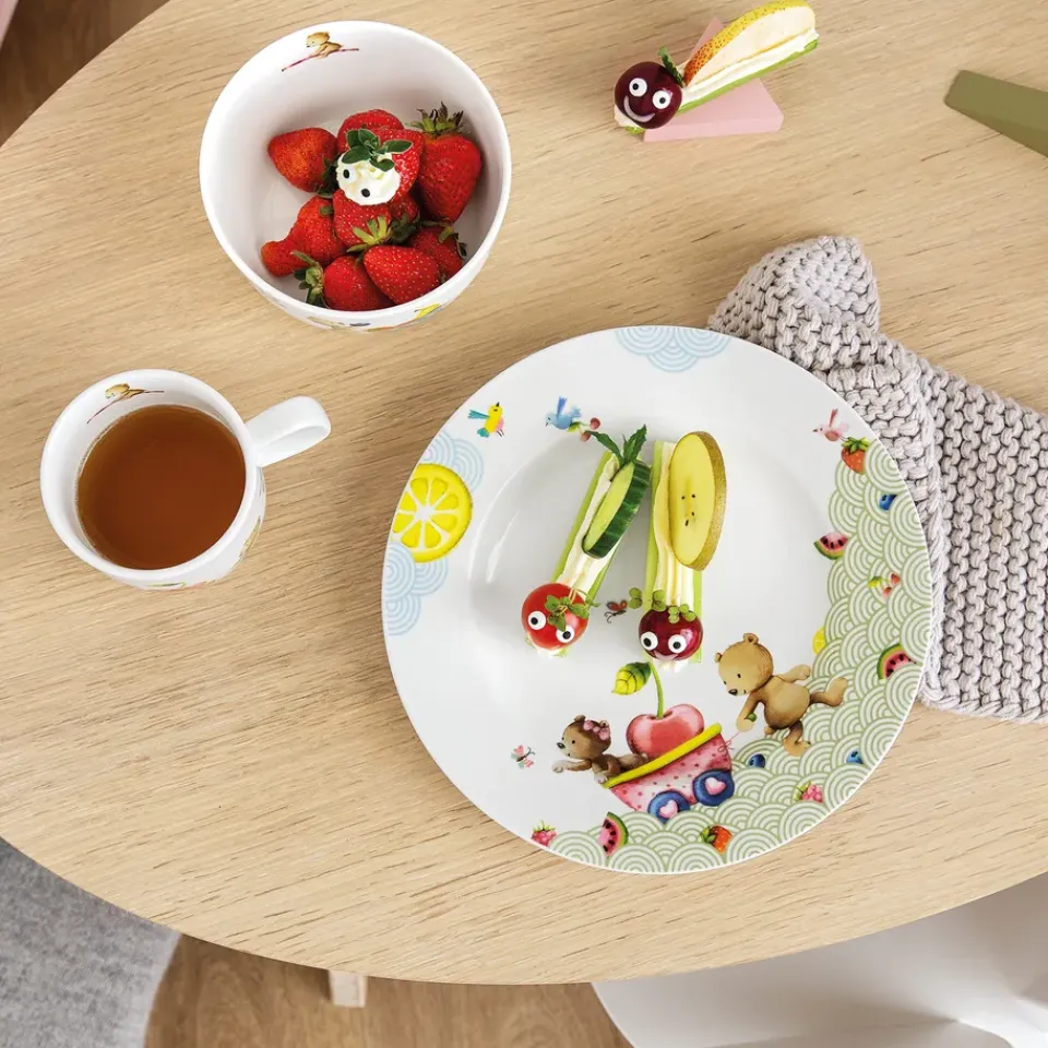 Villeroy & Boch Hungry as a Bear children's dinnerware and cutlery, 7 pieces Multi Outlet