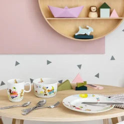 Villeroy & Boch Hungry as a Bear children's dinnerware and cutlery, 7 pieces Multi Outlet