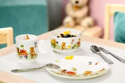 Villeroy & Boch Hungry as a Bear children's dinnerware and cutlery, 7 pieces Multi Outlet