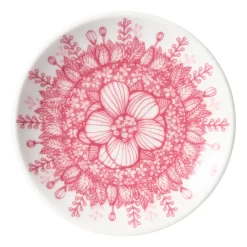 Arabia Huvila side plate, 10.5 cm PinkWhite