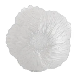 Bloomingville Iani bowl glass Ø26 cm, White Outlet