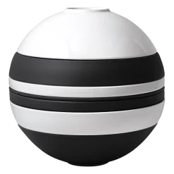 Villeroy & Boch Iconic La Boule tableware set 7 pieces, Black-white BlackWhite Discount