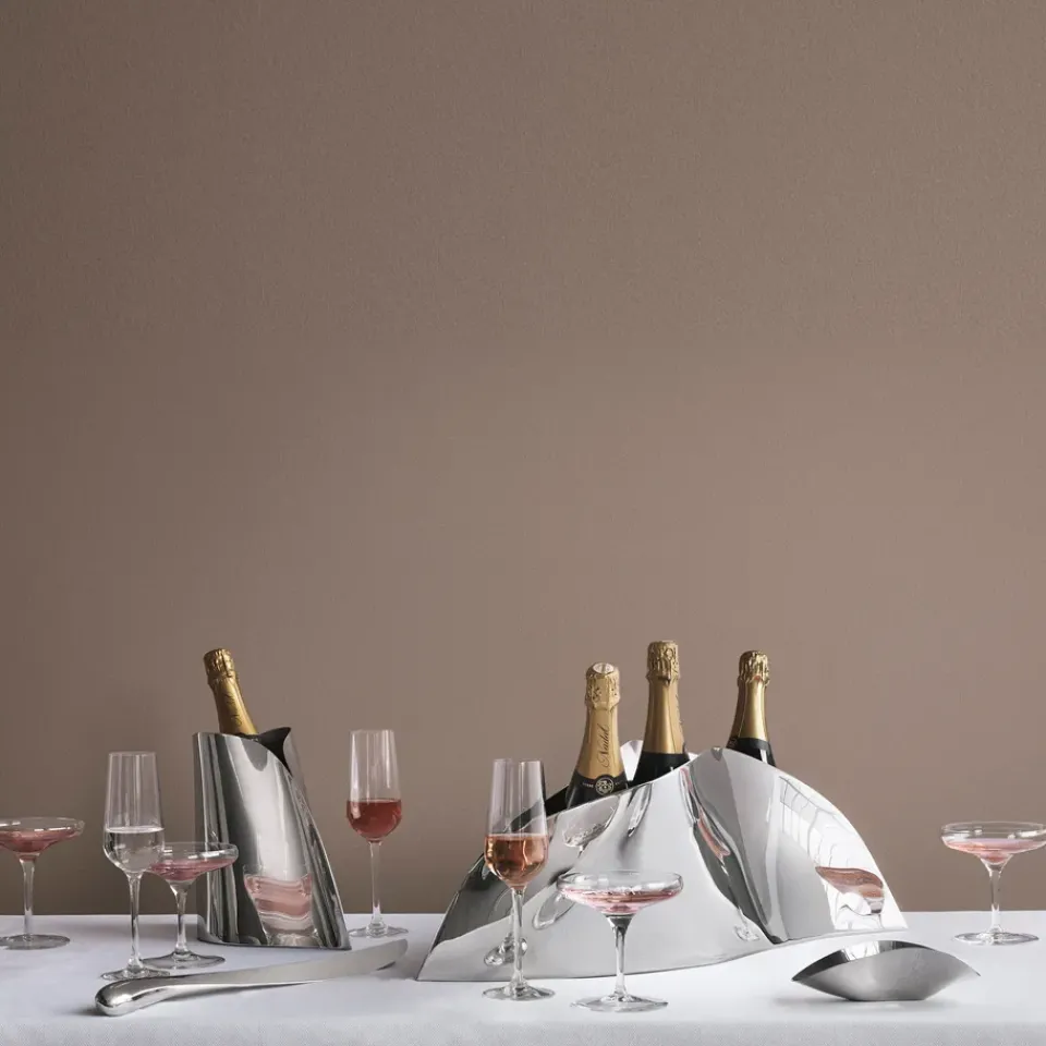 Georg Jensen Indulgence champagne cooler, 22.5 cm GreySilver-coloured