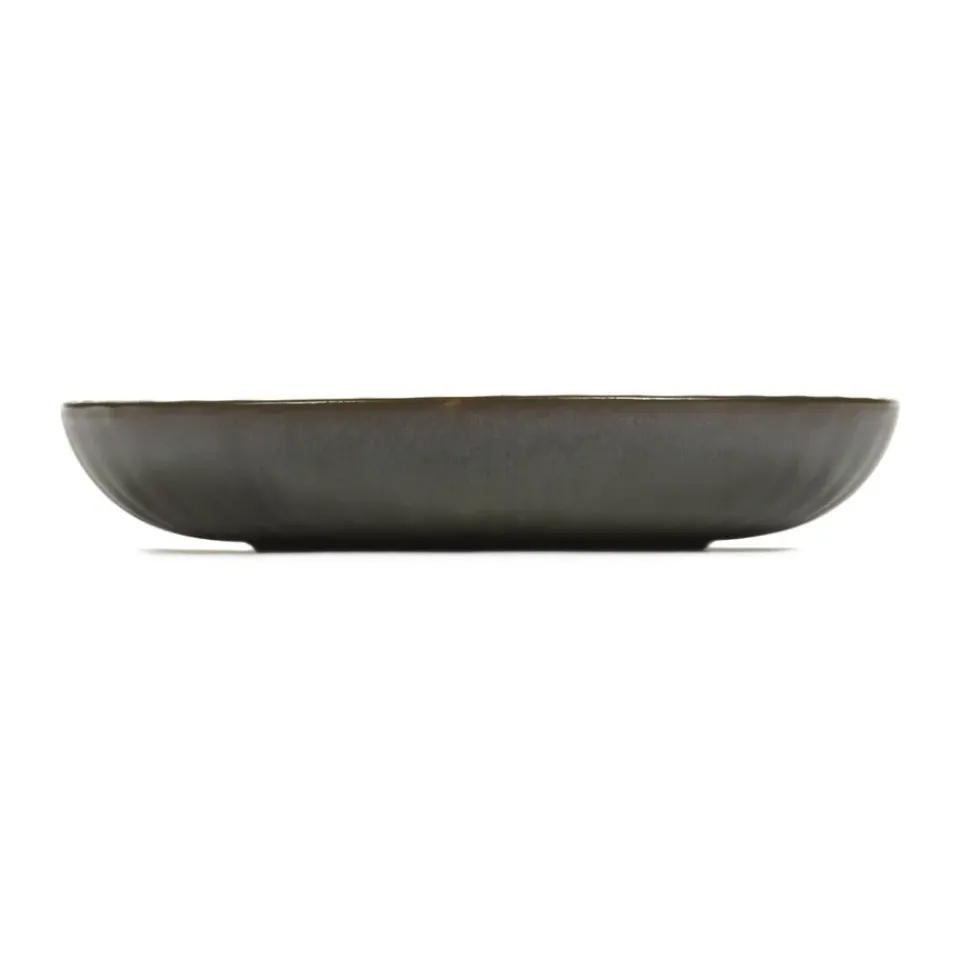 Serax Inku high plate M Ø21 cm 2-pack, Green New