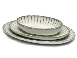 Serax Inku oval plate S 17.5x25 cm, White Outlet