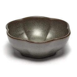 Serax Inku ridged bowl M 11 cm, Green Hot