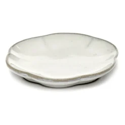 Serax Inku ridged plate S 8.9 cm, White