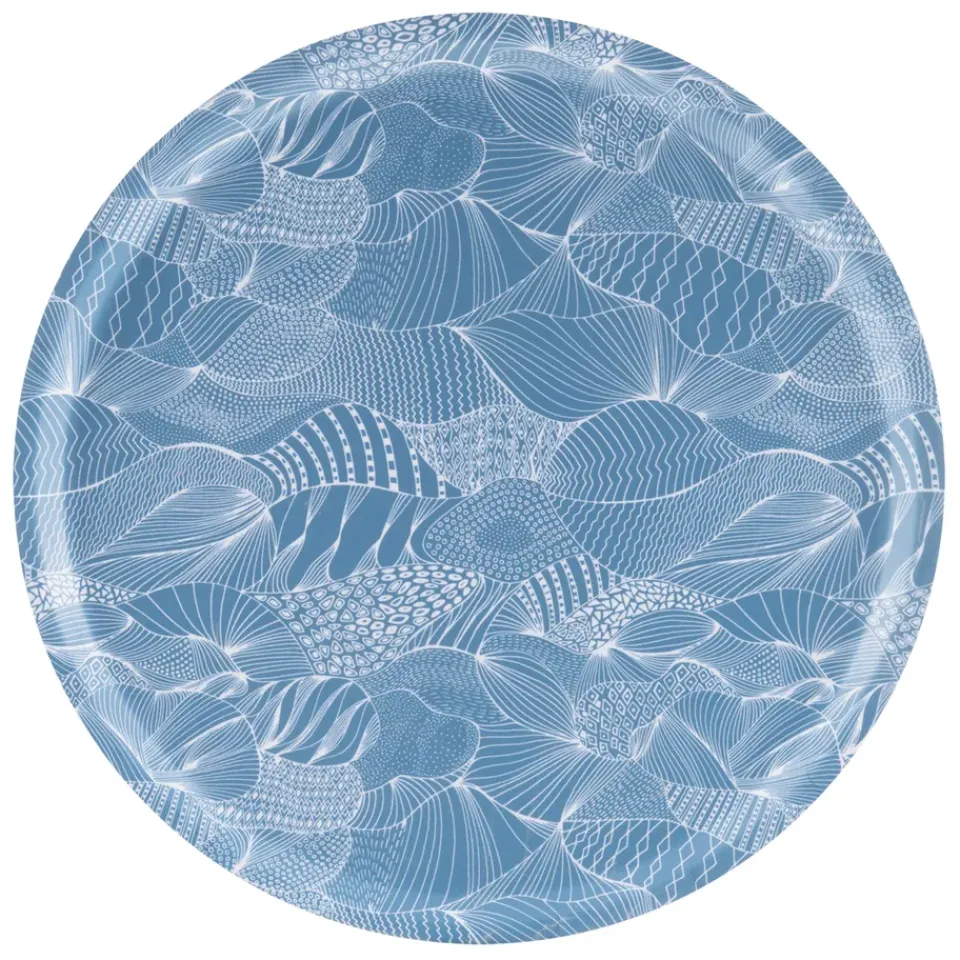 Åry Home Japanese Landscape tray Ø 38 cm, Ocean Blue Outlet