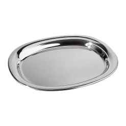 Alessi JM13 serving tray, 36 cm Silver-coloured Clearance