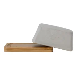Bloomingville Josefine butter tray with saucer, grey BrownGrey Online