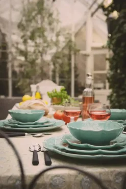 Olsson & Jensen Judith small plate Ø21 cm, Turquoise Blue Online
