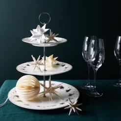 Wik & Walsøe Julemorgen cake stand, white MultiWhite Best