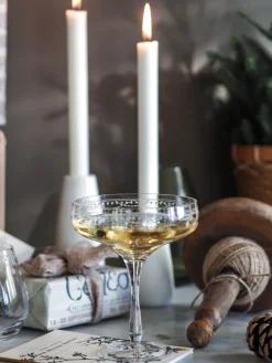 Wik & Walsøe Julemorgen champagne glass, 20 cl Transparent Discount