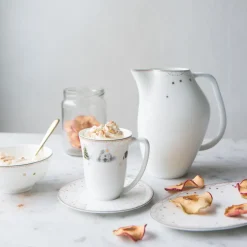 Wik & Walsøe Julemorgen serving plate oval, 20 cm MultiWhite Hot