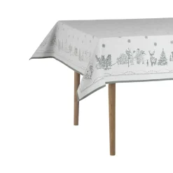Wik & Walsøe Julemorgen tablecloth, White-green, 140x300 cm WhiteGreen Online