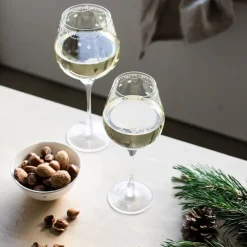 Wik & Walsøe Julemorgen white wine glass, 40 cl Transparent Hot