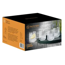 Nachtmann Jules tumbler 4-pack, Clear Transparent Clearance
