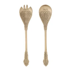 Bloomingville Kalima salad servers 2 pieces, Brass Gold-coloured Online