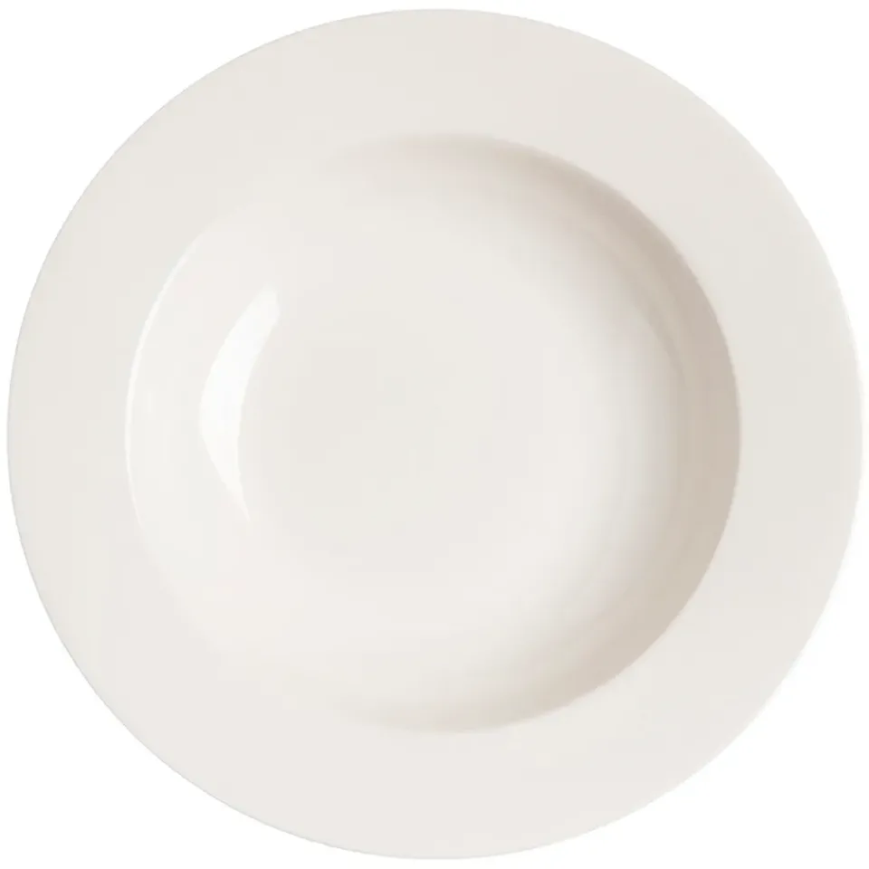 Scandi Living Kalk deep plate 23 cm 4-pack, White Hot