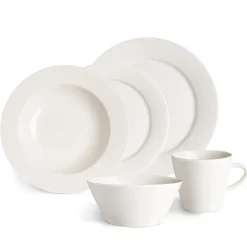 Scandi Living Kalk plate 28 cm 4-pack, White Sale