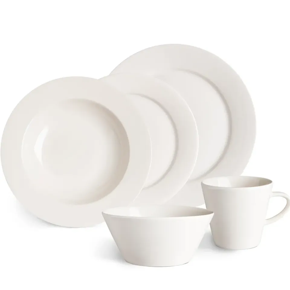 Scandi Living Kalk side plate 21 cm 4-pack, White Best