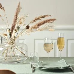 Scandi Living Karlevi white wine glass 4-pack, 34 cl Transparent Online