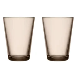 Iittala Kartio tumbler 40 cl 2-pack, linen Beige New